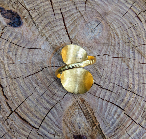 Double Leaf Ring
