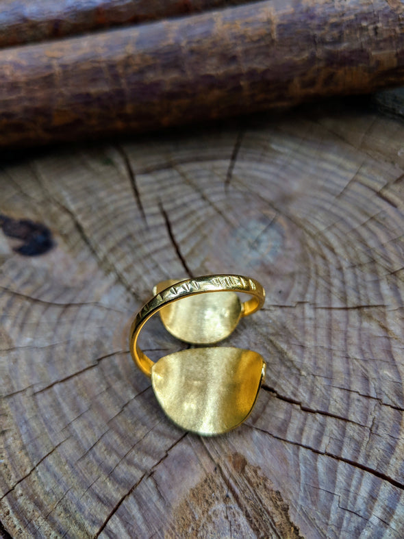 Double Leaf Ring