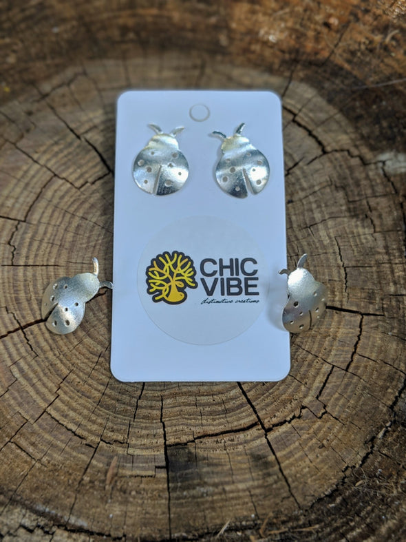Chic Vibe Ladybug Earrings