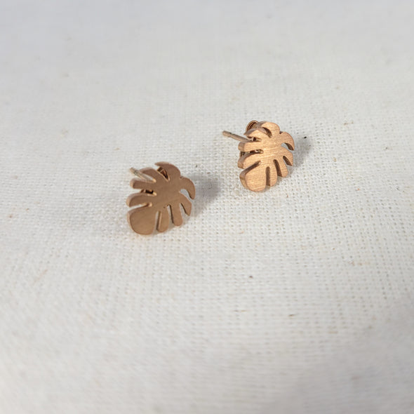 Monstera Earrings