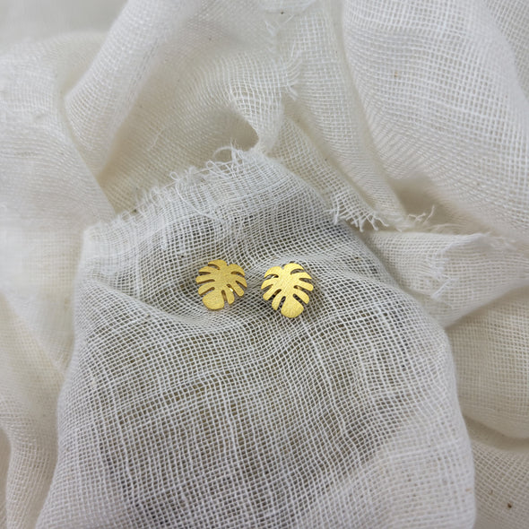 Monstera Earrings