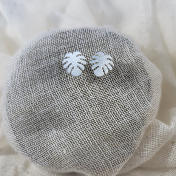 Monstera Earrings