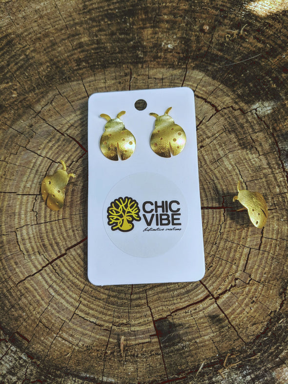 Chic Vibe Ladybug Earrings