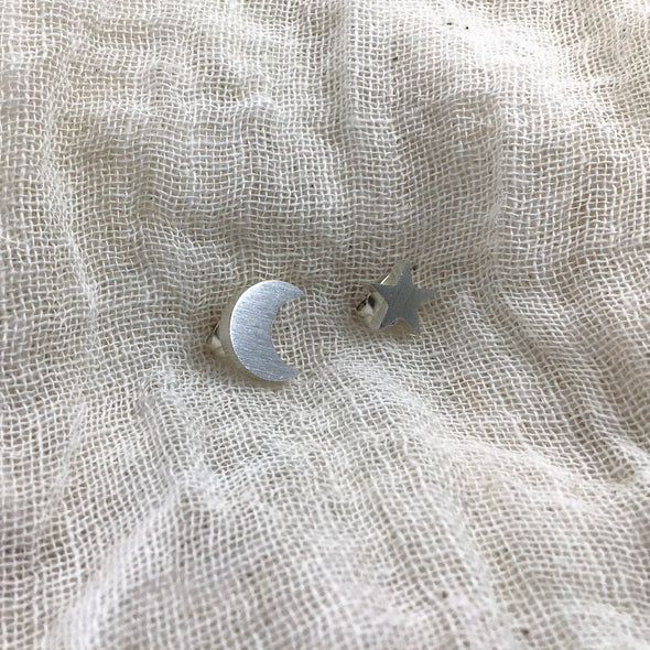 Moon & Star Earrings