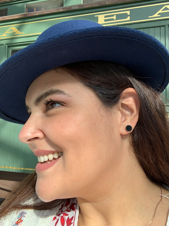 New & Full Moon Stud Earrings