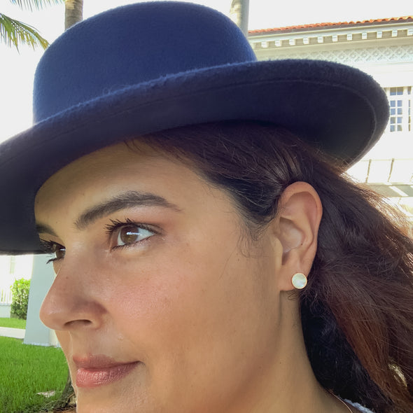New & Full Moon Stud Earrings