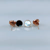 Chic Vibe New & Full Moon Stud Earrings