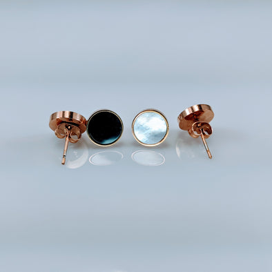 Chic Vibe New & Full Moon Stud Earrings