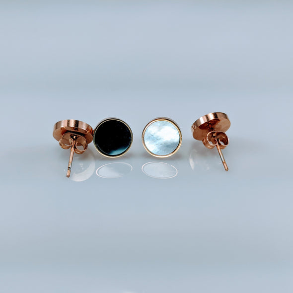 Chic Vibe New & Full Moon Stud Earrings